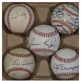 Autographed Baseball Group: Vin Scully, Richie Ashburn, etc.
