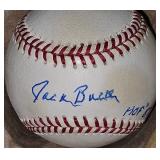 Jack Buck Signed Baseball