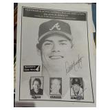 Atlanta Braves Dale Murphy Signed Magaizne