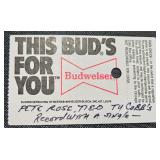 1985 Pete Rose Ties Ty Cobb's All Time Hits - Ticket Stub