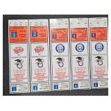 1987 ALCS Detroit Tigers Minnesota Twins Ticket Stubs