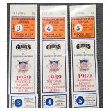 1989 NLCS San Francisco Giants Ticket Stubs