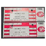 Cincinnati Reds Baseball Ticket Stubs