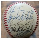 1978 Detroit Tigers Team Signed Baseball w/ Trammell, Whitaker, Fidrych