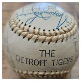  1974 Detroit Tigers Team Signed Baseball