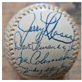  1974 Detroit Tigers Team Signed Baseball
