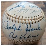  1974 Detroit Tigers Team Signed Baseball