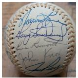  1974 Detroit Tigers Team Signed Baseball