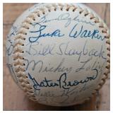  1974 Detroit Tigers Team Signed Baseball