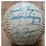  1974 Detroit Tigers Team Signed Baseball