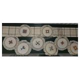 Vintage-style Counted Cross-Stitch quilt Pattens