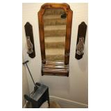 Wall Mirror, Wall Candles & Country Wagon