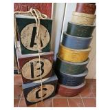 Cheerful Large Stacking Wood ABC Blocks & Boxes