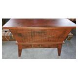 Early Wooden Dough Box - New Hardware