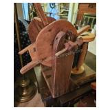 Antique Wooden Yarn Winder & More