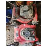 Pair of Push Lawn Mowers