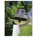 Antique Cast Iron School Bell