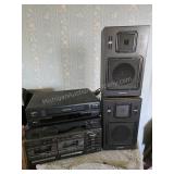 Vintage Audio Equipment w/ Turn Table, Receiver