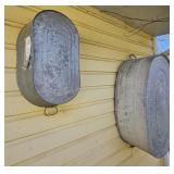 Large Galvanized Tubs