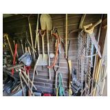 Wall of Lawn & Garden Tools & Equipment
