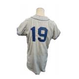 1957 Los Angeles Dodgers, Jim Gilliam Game Worn Jersey & Pants. #19 Now Retired!