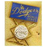 1962 Los Angeles Dodgers World Series Press Pin
