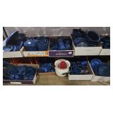Huge Collection of Blue Enamelware