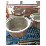 Copper antique or rustic kitchen decor collection