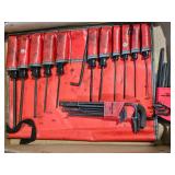 Snap On Tools: L-shaped hex keys and T-handle drivers