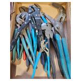 Assortment of used, industrial-style tools