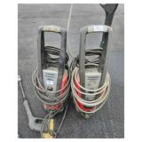 Pair of Husky 1,800 PSI Electric Pressure Washers
