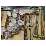 Lot of HVAC Torch Handles, Regulators & Welding