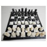 Elegant Italian Marble Chess Set