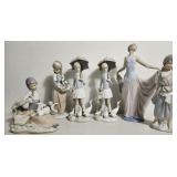 6 ct. Lladro Figurines w/ Dancer, Little Bo Peep