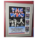 The Who 'Rock & Roll' Hall of Fame Framed