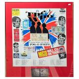 The Who 25 Years Framed 26.5' x 33' Poster