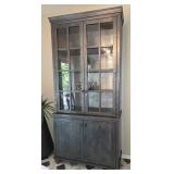 RH Annecy Metal Wrapped Sideboard & Open Hutch