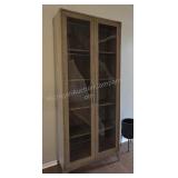 RH Cayden Campaign Glass Cabinet