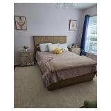 RH Mulholland Panel Bed, Night Stands Suite