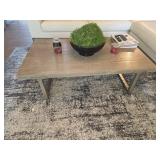 RH T-Brace Square Coffee Table. Retail: $2,500.00