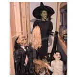 Halloween Decor: Witch, Headless Horseman, etc,