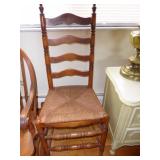 Ladder Back Cane Chair