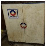 Huge Delco Metal Storage Cabinet