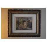 VINTAGE FRAME WITH PRINT 21" X 24" - DAVID ASHLEY-