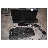 HP MONITOR AND KEY BOARD 20"