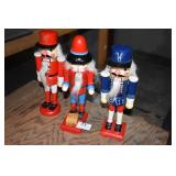 THREE NUTCRACKERS 9"