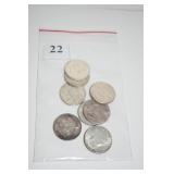 FRANKLIN HALVES- 48 P, 49P, 50P, 51P, 51D, 52P,