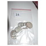 FRANKLIN HALVES- 48P, 49P, 50P, 51P, 51D, 52 D,