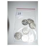 FRANKLIN HALVES-48P, 49P, 50D, 51P, 52 P, 53D,