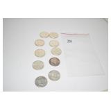 FRANKLIN HALVES - 10- 1951P BU